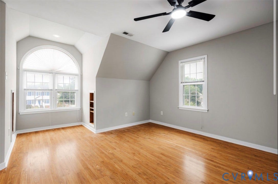 2912 Appleford Drive, Longmeadow, Chester, VA 23831 Wood-finish flooring, recessed lighting, and a modern ceiling fan