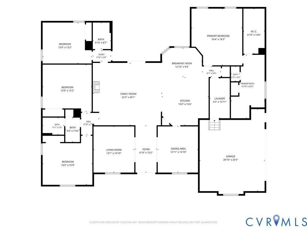 6995 Jefferson Highway, Louisa, VA 23117 Floor plan