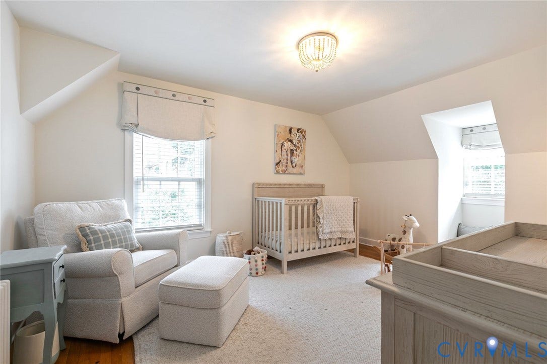 14 Libbie Avenue, Libbie/Grove, Richmond, VA 23226 Room with light-colored walls and sloped ceilings