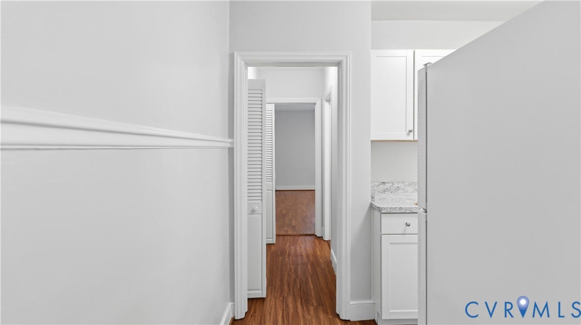3517 Hanover Avenue, #B, Museum District, Richmond, VA 23221 Hall to bedroom