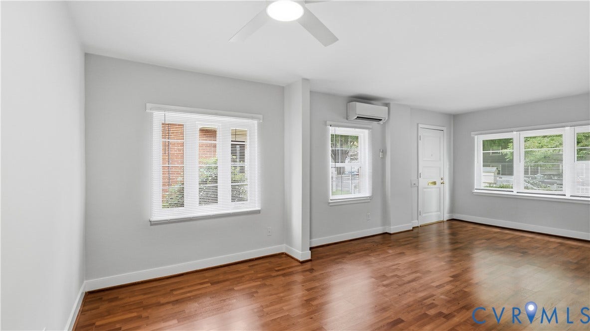 3517 Hanover Avenue, #B, Museum District, Richmond, VA 23221 Open living room/dining area