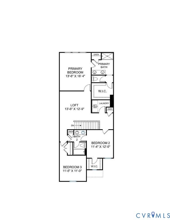 10950 Rushing Rapids Lane, River Mill Townhomes, Glen Allen, VA 23059 Second Floor