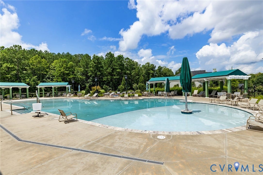6249 Deer Summit Court, Charleston Club, Moseley, VA 23120 Exclusive pool for Charleston Club residents