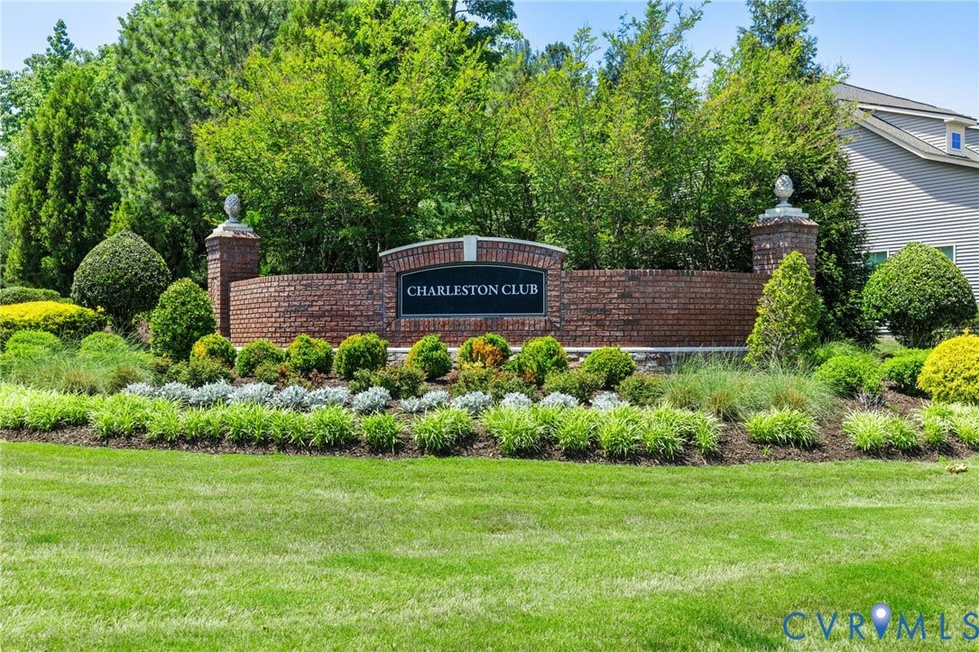 6249 Deer Summit Court, Charleston Club, Moseley, VA 23120 Charleston Club community, lawn maintenance included!