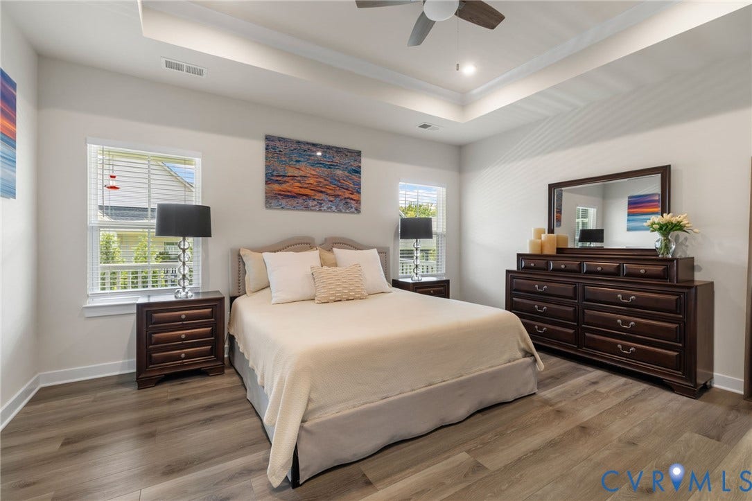 6249 Deer Summit Court, Charleston Club, Moseley, VA 23120 Tray ceiling with recessed lighting, LVP flooring