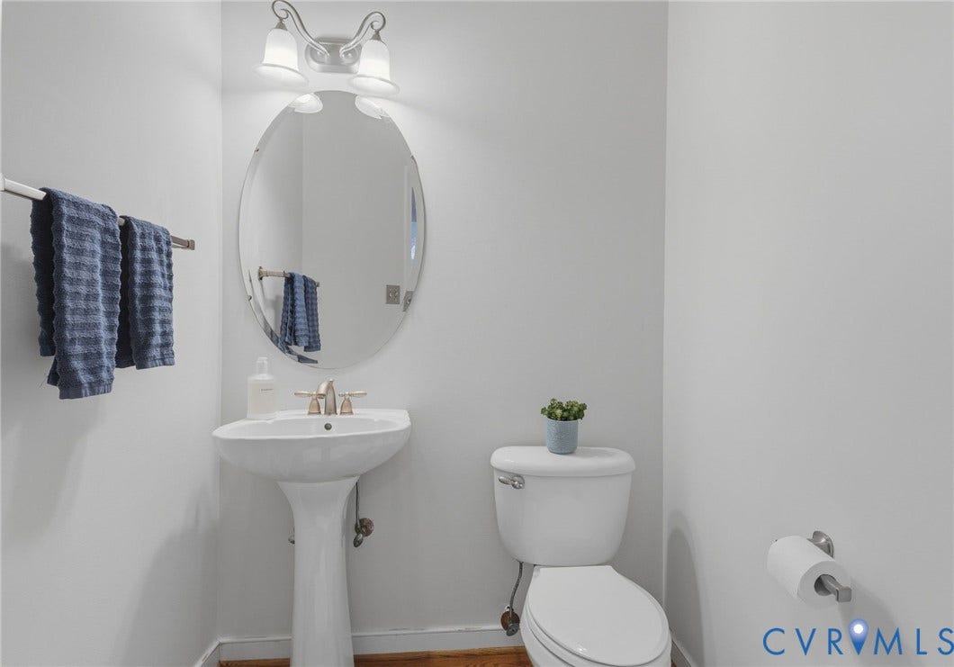 7618 Hampton Green Drive, Chesterfield, VA 23832 Half bath on main floor