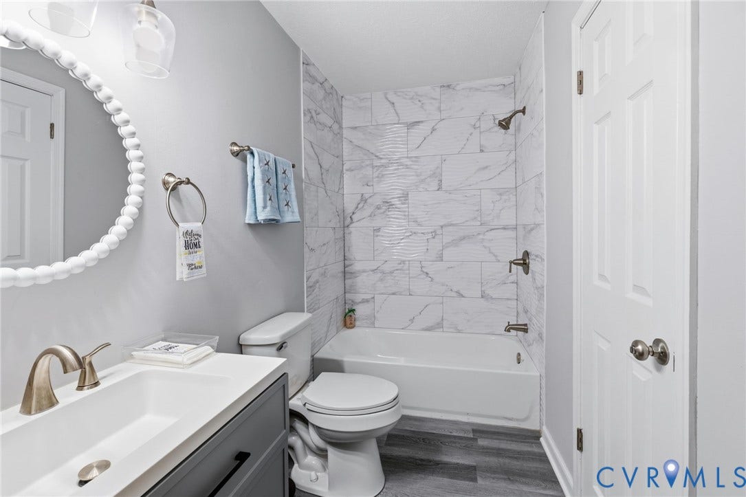 6110 Overland Drive, Henrico, VA 23231 JACK N JILL BATH ALL NEW. FEEL THAT TILE