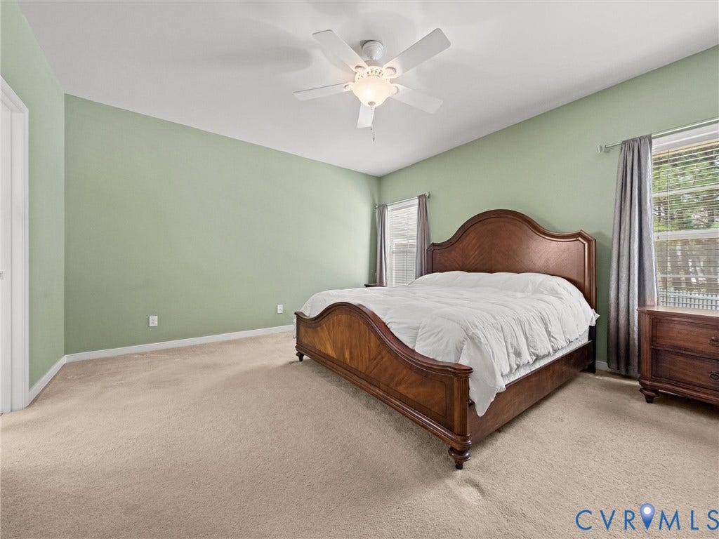 11000 Collington Drive, Tealby Court At Collington, Midlothian, VA 23112 1st floor primary with ensuite and walk in closet