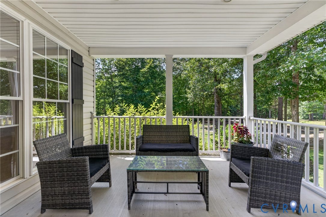 381 Shorewood Drive, Shorewood, Mineral, VA 23117 covered front porch