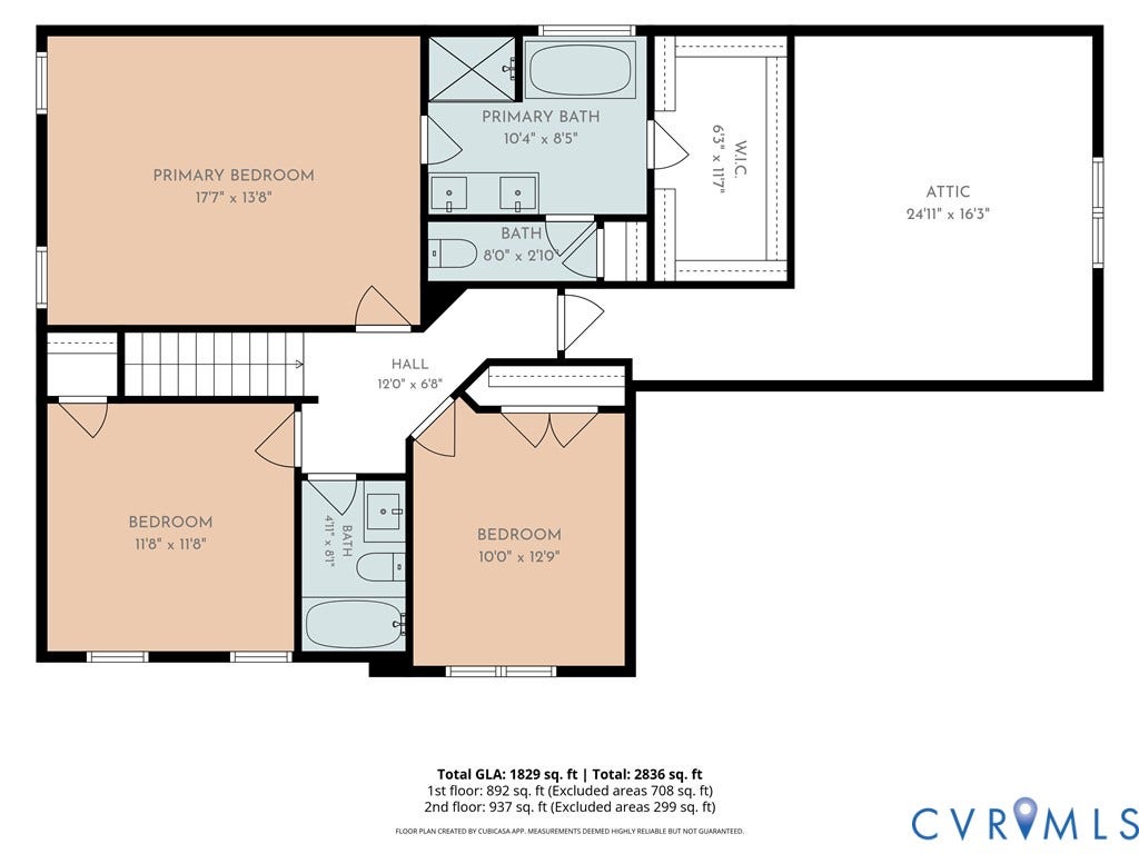 8200 Madeline Court, Strath Woods, Henrico, VA 23231 Floor plan