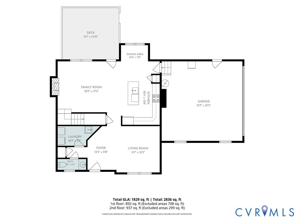 8200 Madeline Court, Strath Woods, Henrico, VA 23231 Floor plan