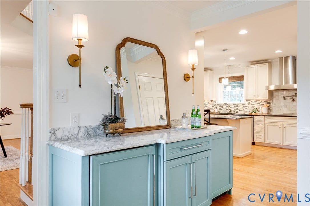 203 W Hillcrest Avenue, South Of Cary, Richmond, VA 23226 Built-in serving buffet with ice maker