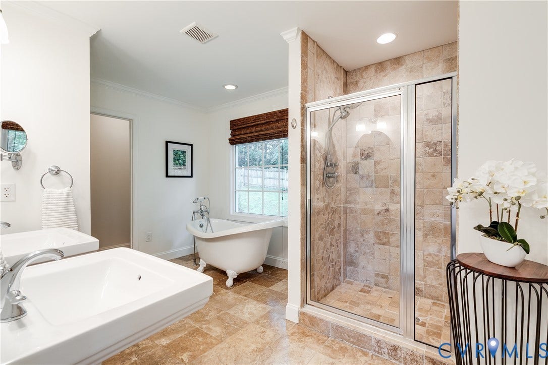 203 W Hillcrest Avenue, South Of Cary, Richmond, VA 23226 1st Floor Primary suite spa bath