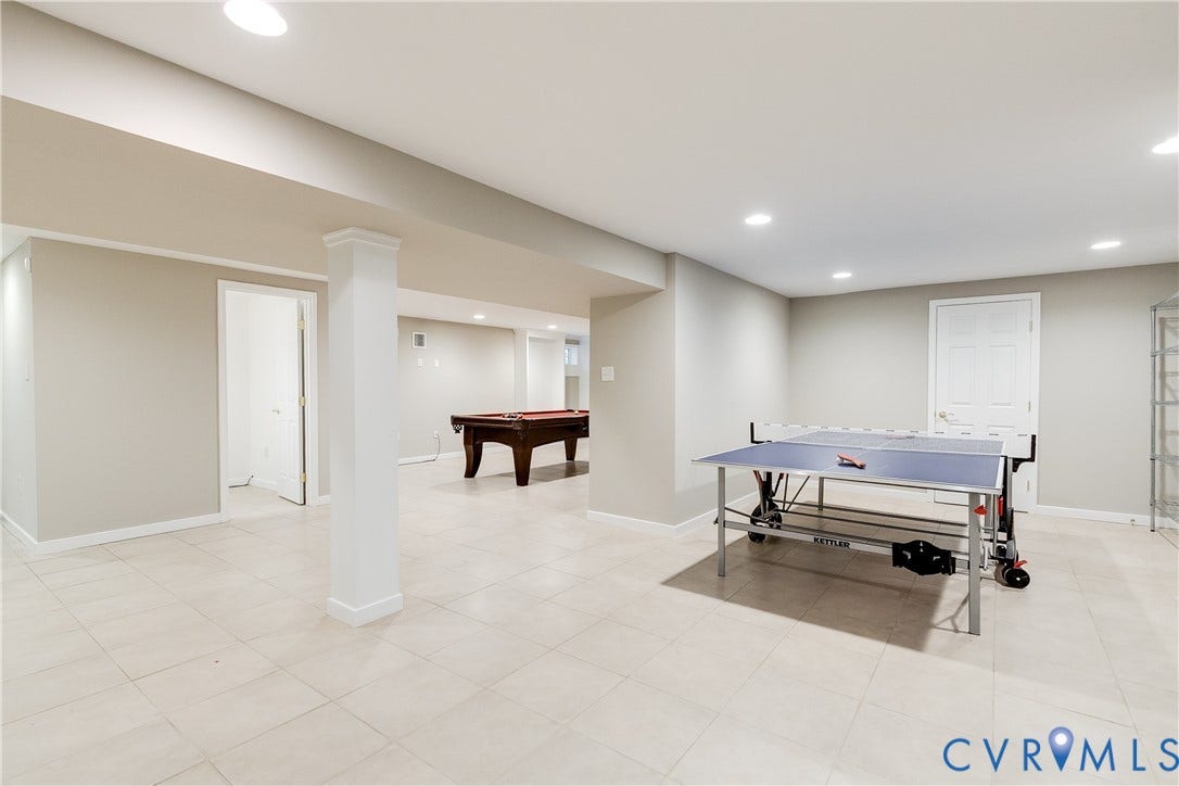 203 W Hillcrest Avenue, South Of Cary, Richmond, VA 23226 Huge lower level family room space