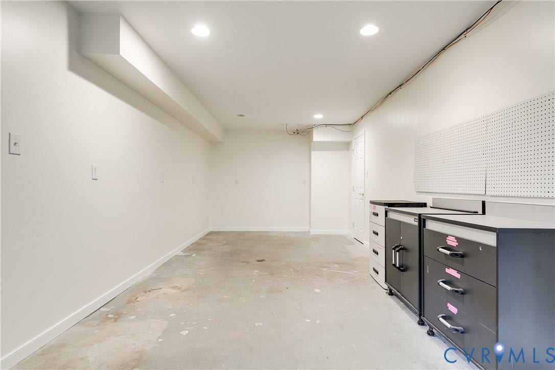 203 W Hillcrest Avenue, South Of Cary, Richmond, VA 23226 Work room off garage with large storage closet