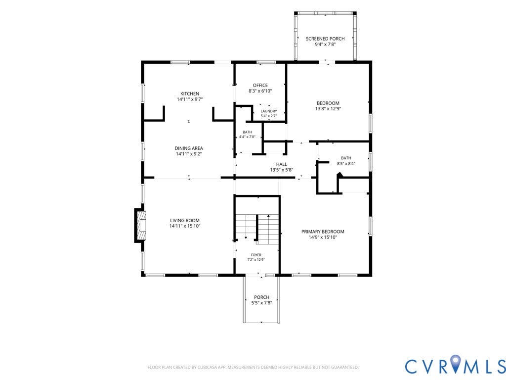 4207 W Grace Street, Sauer's Gardens, Richmond, VA 23230 Floor plan