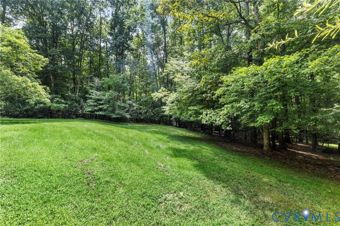 8343 Shagreen Court, The Highlands, Chesterfield, VA 23838 Expansive grassy yard backed by mature trees
