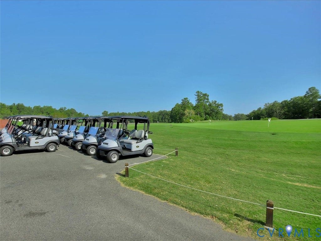 8343 Shagreen Court, The Highlands, Chesterfield, VA 23838 Expansive golf course with manicured greens and mature trees