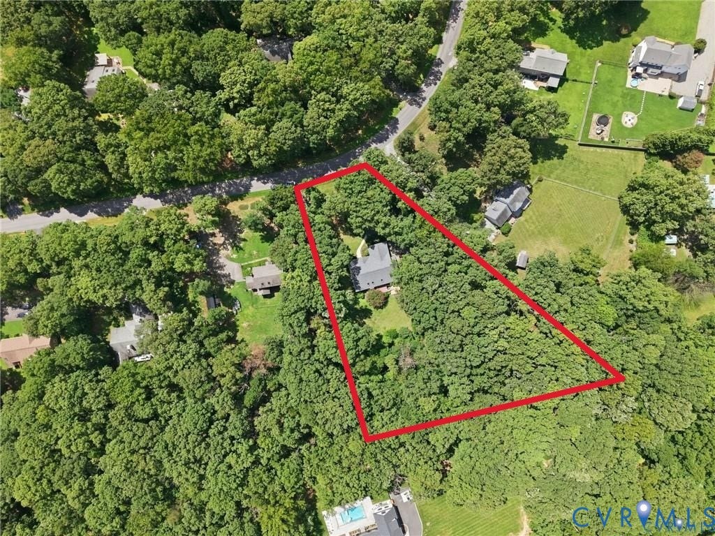 3296 Sherwood Ridge Way, Powhatan, VA 23139 Approximate property line 1.61 acres
