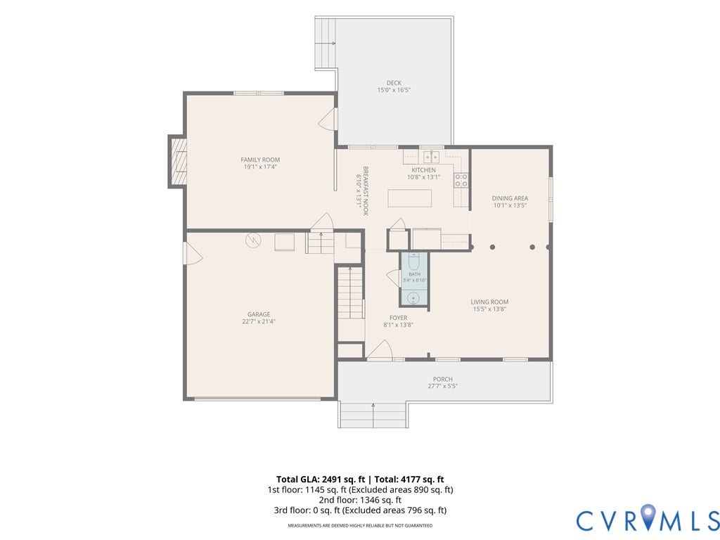 10620 Correnty Drive, Henrico, VA 23059 Floor plan