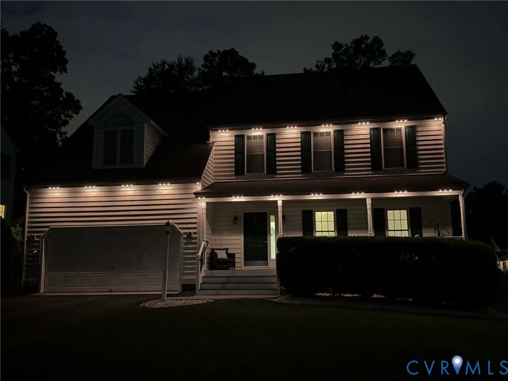 10620 Correnty Drive, Henrico, VA 23059 Permanent lights - security mode