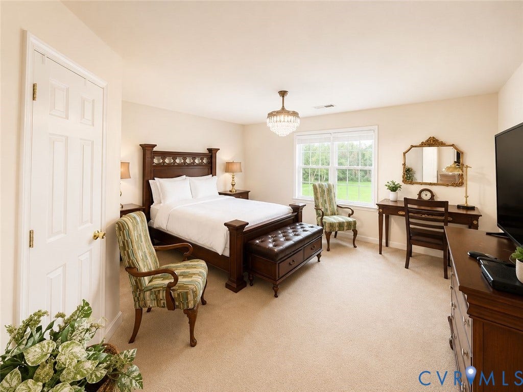 Amelia, VA 23966 Bedroom featuring neutral-toned carpeting and light-colored walls
