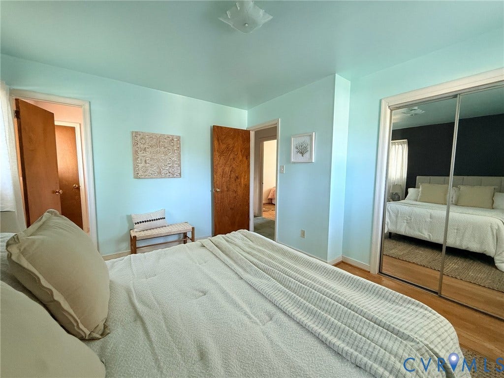 6401 Lythgoe Avenue, North Chesterfield, VA 23234 Mirrored sliding closet doors and wood-finish flooring