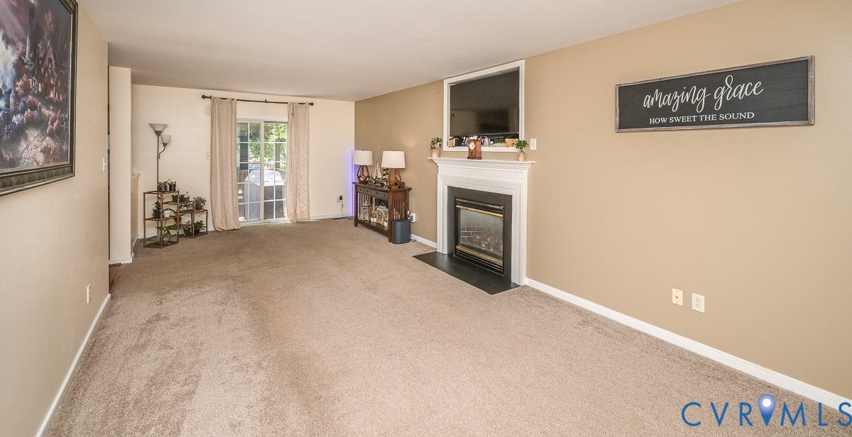 9736 Cedar Grove Way, Cedar Grove, Henrico, VA 23228 Sliding glass doors for easy indoor/outdoor entertaining.