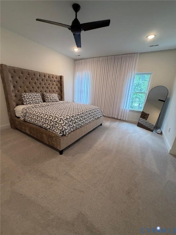 4516 Bacova Club Court, Glen Allen, VA 23059 Recessed lighting, ceiling fan, and carpeted flooring