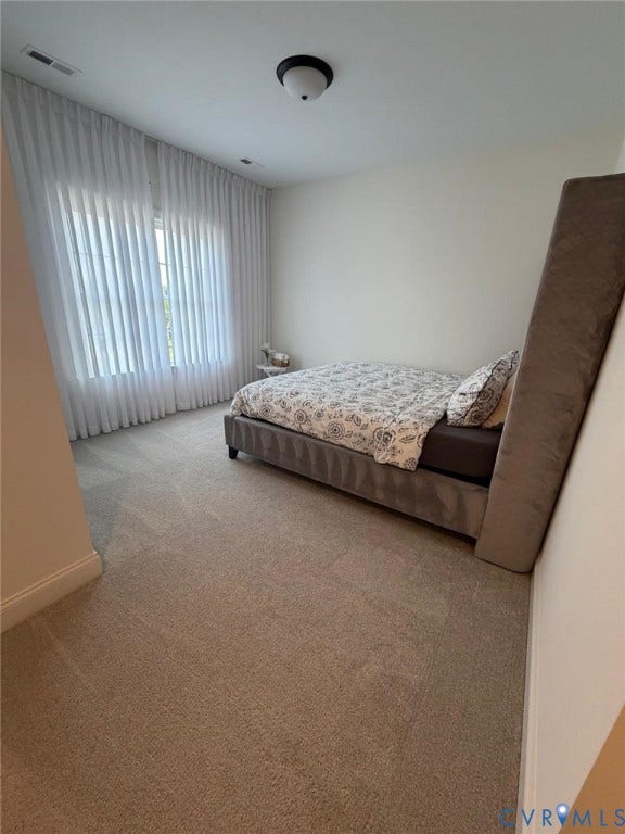 4516 Bacova Club Court, Glen Allen, VA 23059 Wall-to-wall carpeting, large window with sheers, ceiling-mounted light fixture, and white wall finishes