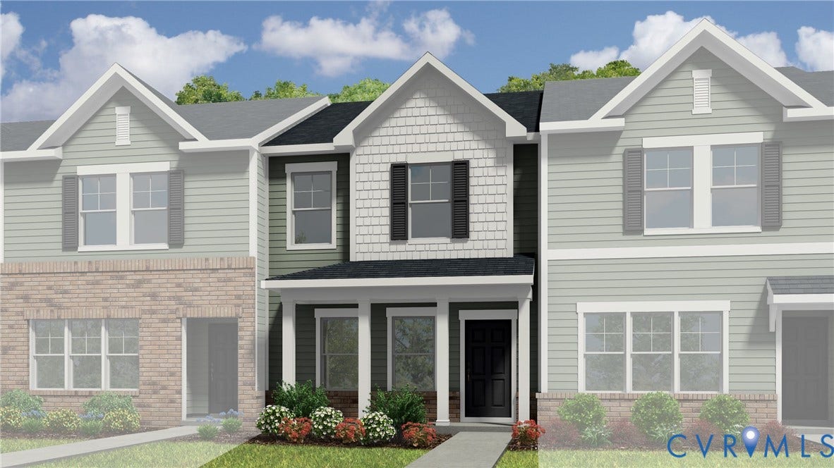 Gates F End Unit - Townhome is under construction. Photos are from builder's library and shown as examples only (colors, features and options will vary).