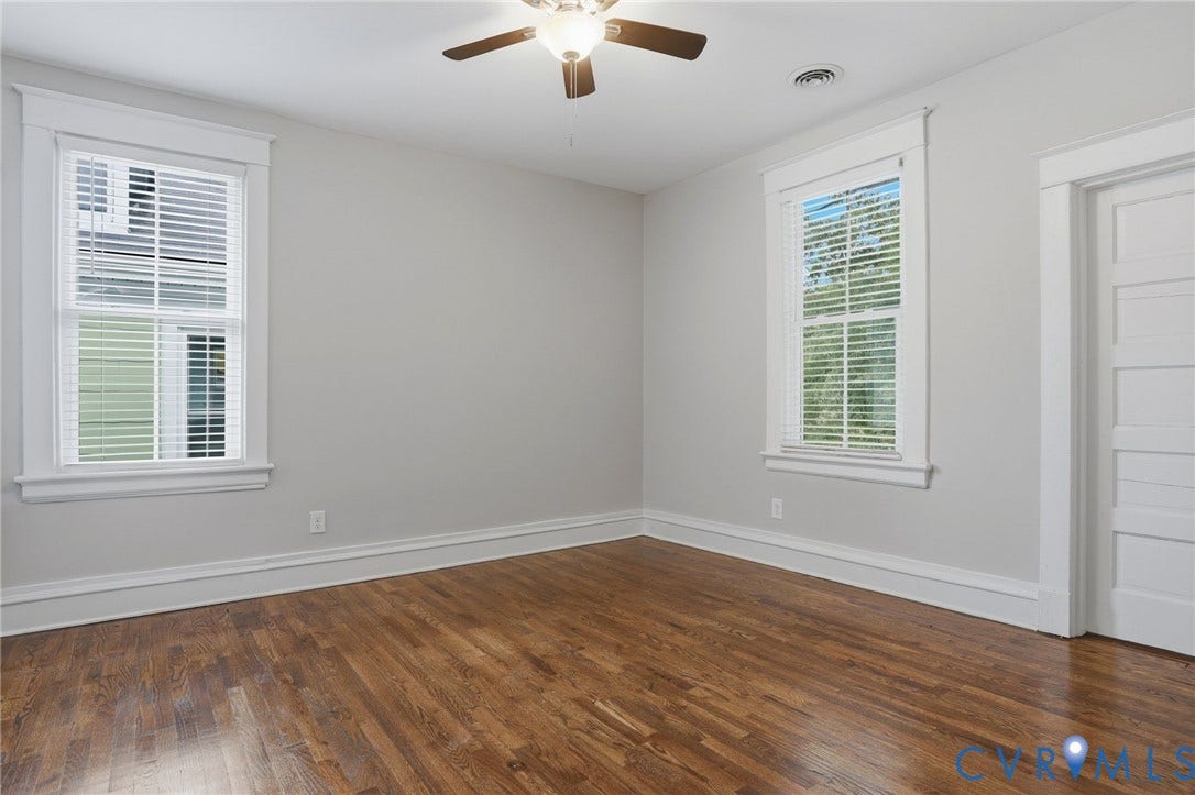 3110 3rd Avenue, North Highland Park, Richmond, VA 23222 Hardwood flooring complemented by light gray wall finishes