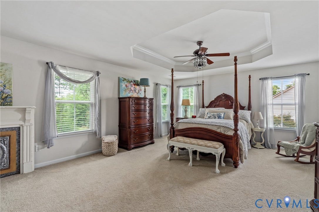 11612 Rolling Leaf Lane, Emerson Mill, Glen Allen, VA 23059 Tray ceiling and dual closets