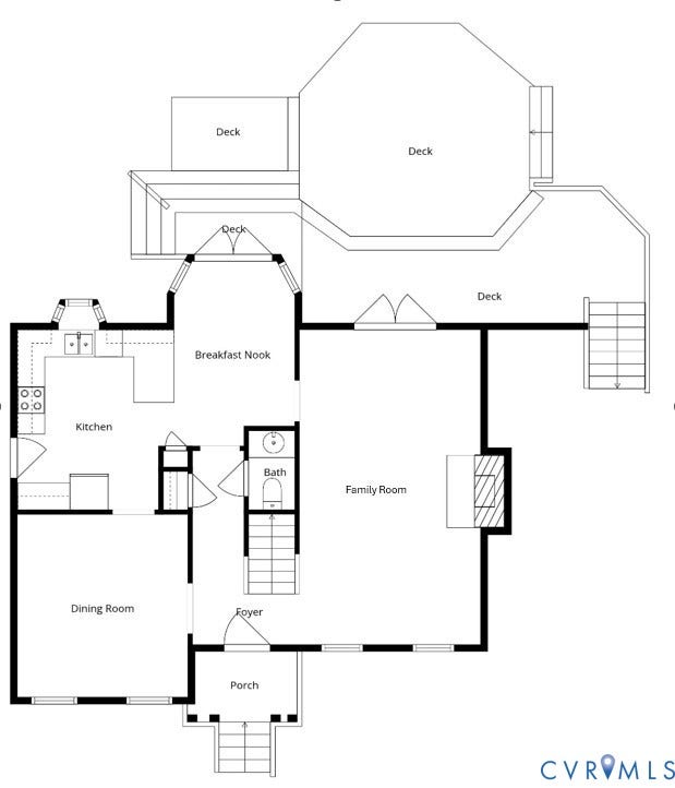 1st level floor plan