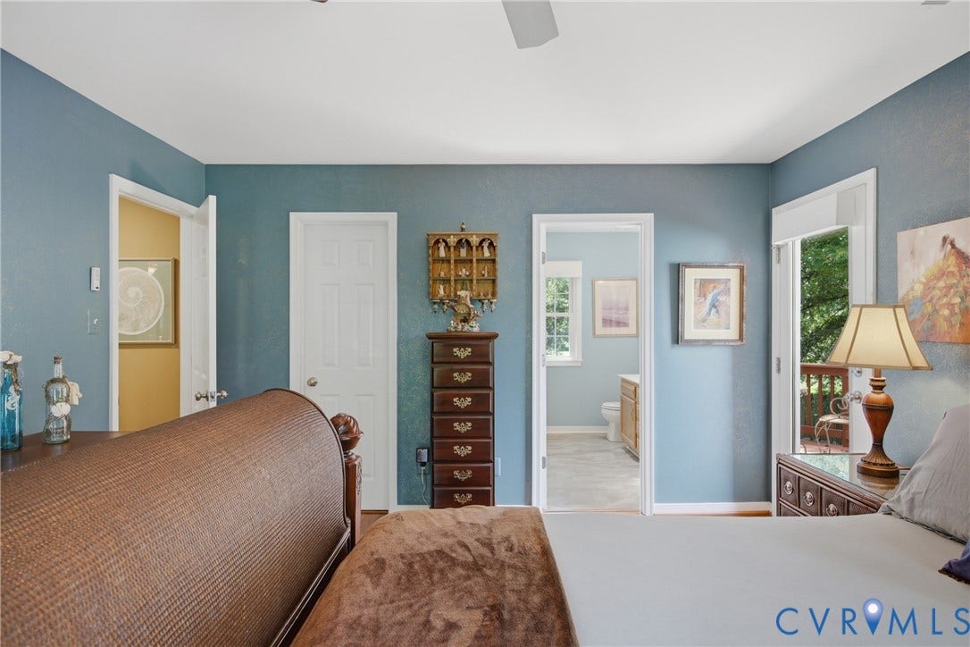 Enjoy an ensuite bath and a large walk-in closet