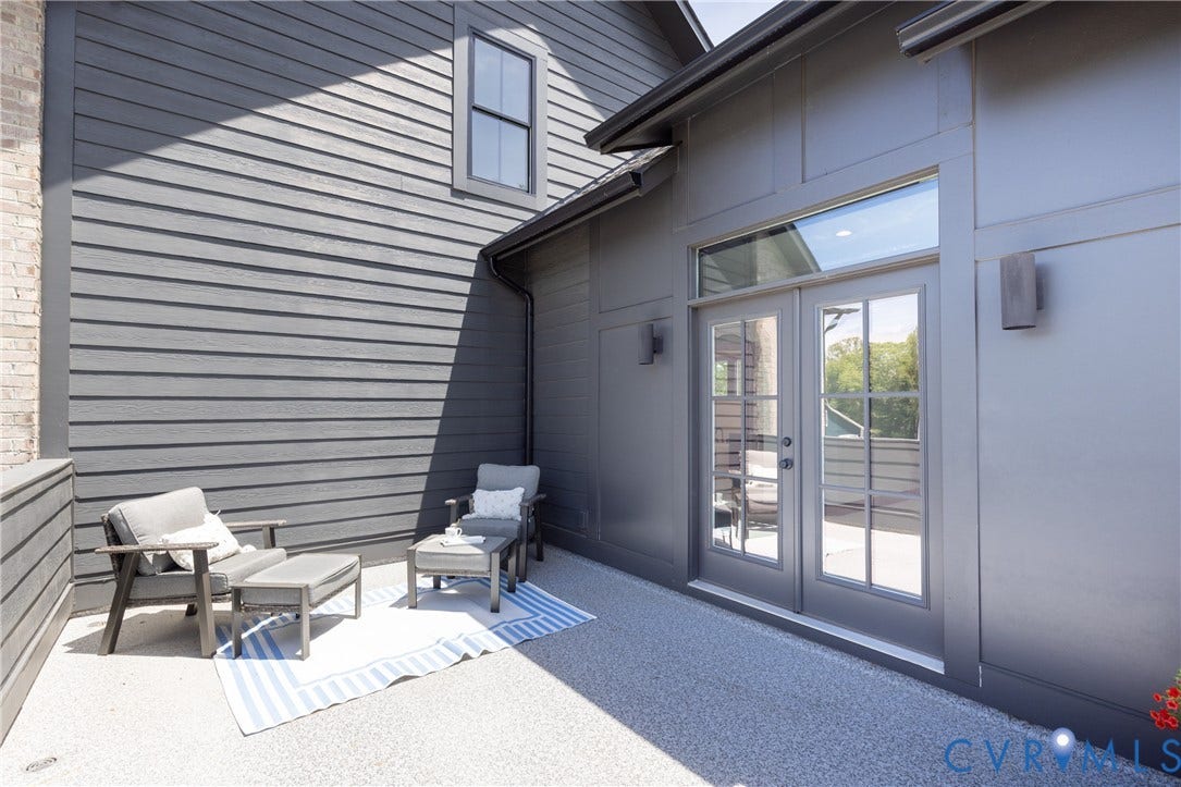 4600 Otter Court, Moseley, VA 23120 Private outdoor patio featuring textured flooring