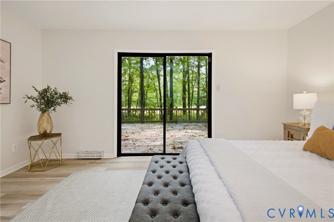 2903 Fox Chase Drive, Huntsbridge, Midlothian, VA 23112 Sliding glass door leading to an outdoor deck