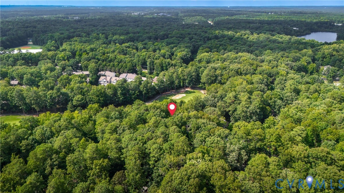 2903 Fox Chase Drive, Huntsbridge, Midlothian, VA 23112 Serene wooded setting with mature tree canopy providing natural privacy and seclusion