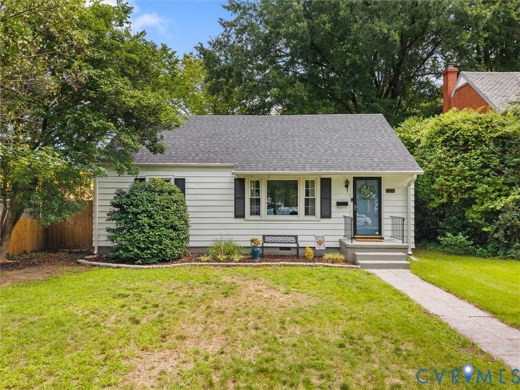 5023 E Seminary Avenue, Richmond, VA 23227 White siding exterior with a dark shingle roof