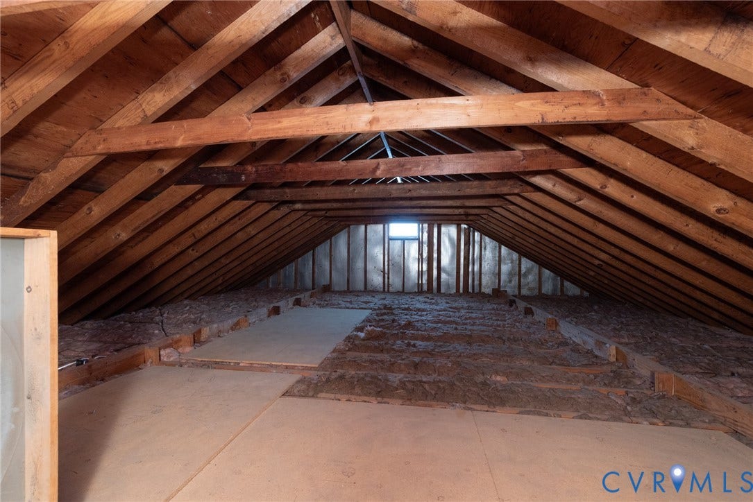 2519 Woodmont Drive, Woodmont, Chesterfield, VA 23235 Exposed wood rafters and ceiling joists