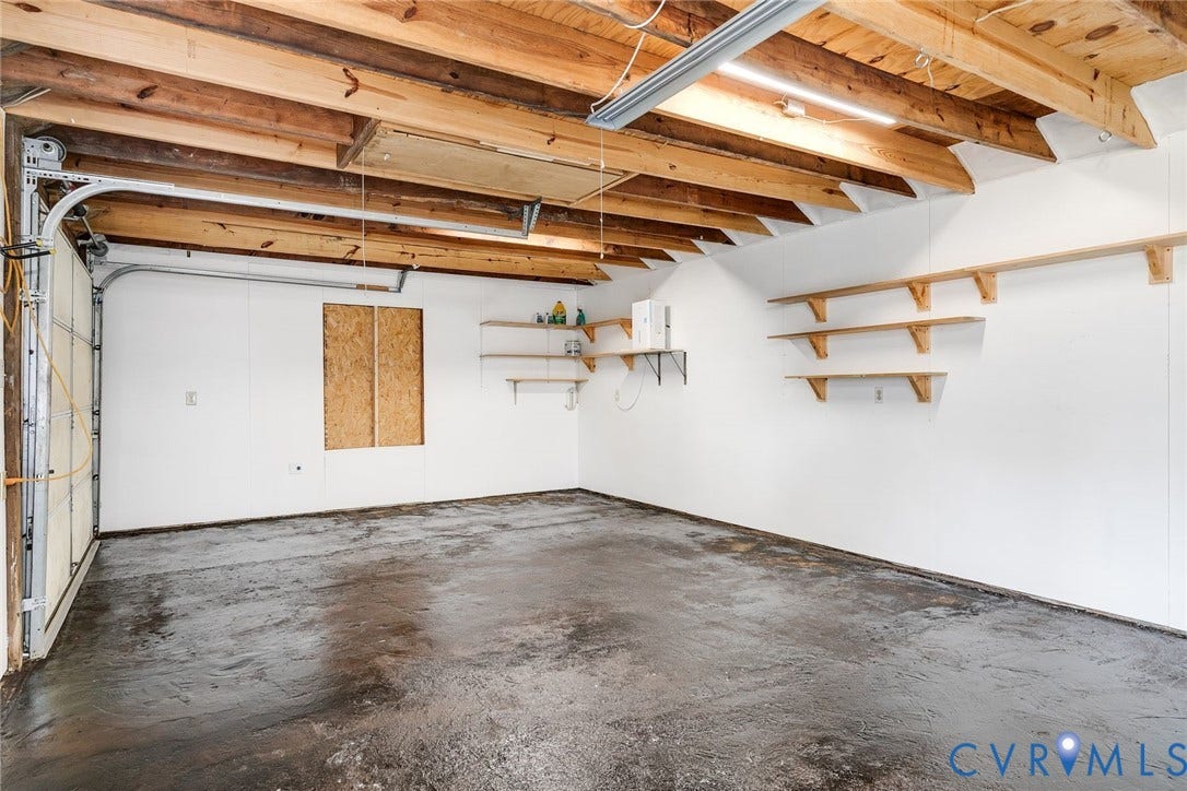 The fully encapsulated attic over the garage provides extensive bonus storage.