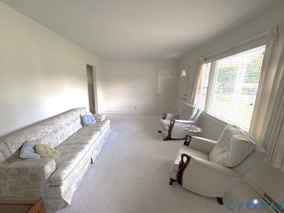 1004 Wilaka Lane, Richmond, VA 23227 Living Room looking into Dining Room