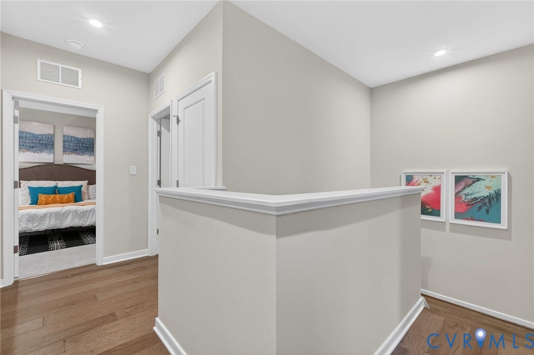 2439 Ownby Lane, #B 13, Richmond, VA 23220 Wood-finish flooring throughout, recessed lighting, and crisp white trim