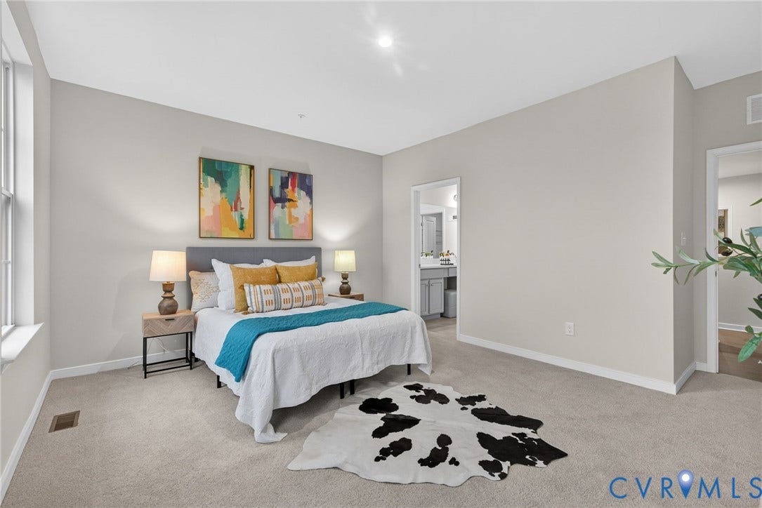 2439 Ownby Lane, #B 13, Richmond, VA 23220 Window with white trim, light gray walls, and light-colored carpeting