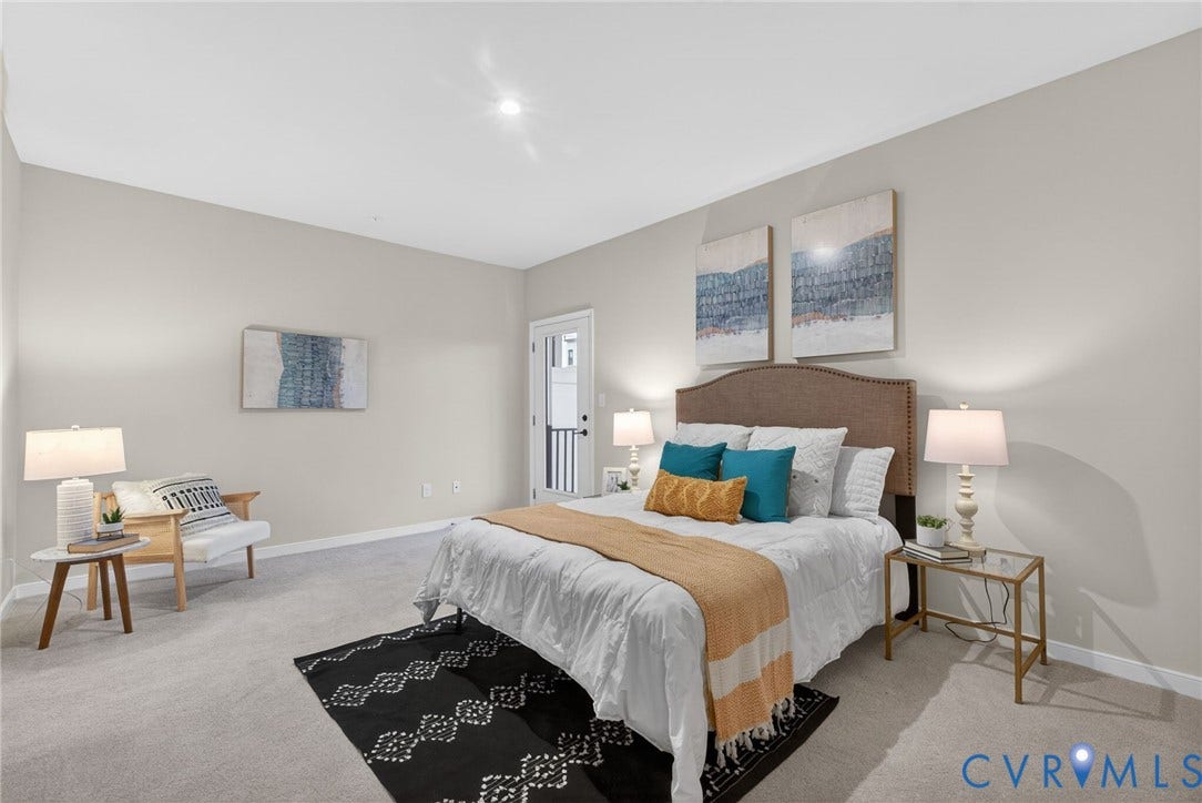 2439 Ownby Lane, #B 13, Richmond, VA 23220 Recessed lighting, neutral wall tones, and light-toned carpeting