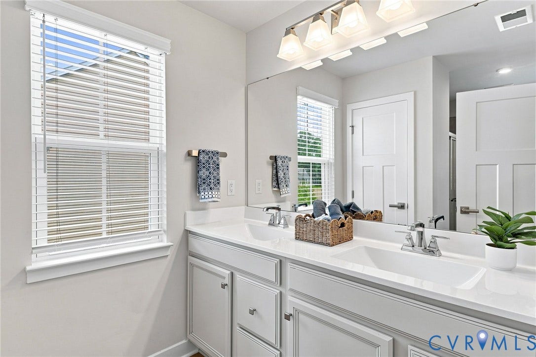 10877 Genito Square Drive, Midlothian, VA 23112 Dual Sink Vanity, Linen Closet Within the Bathroom
