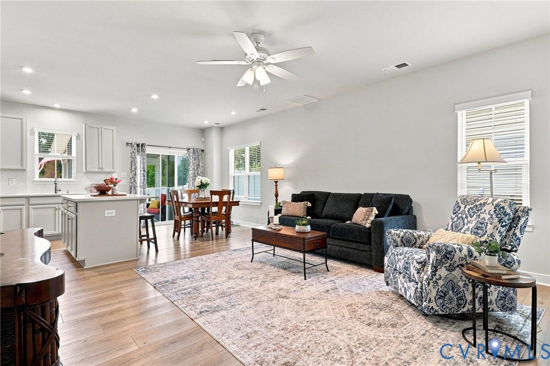 10877 Genito Square Drive, Midlothian, VA 23112 Freshly painted, neutral palette - open concept, tons of natural light