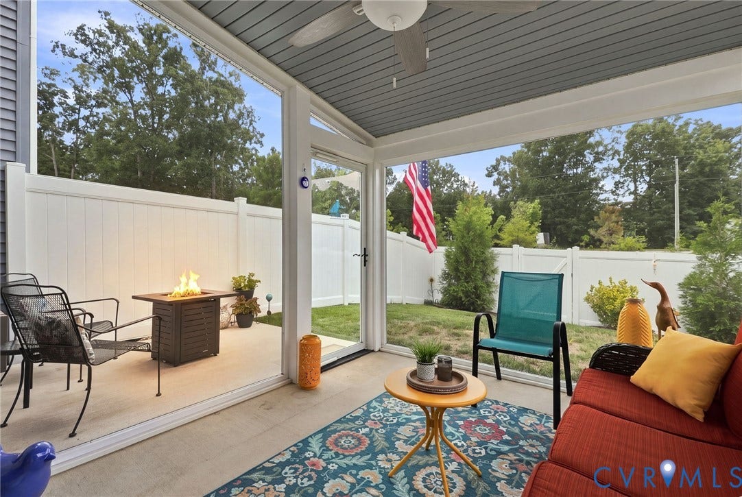10877 Genito Square Drive, Midlothian, VA 23112 Screened Porch - plenty of room!