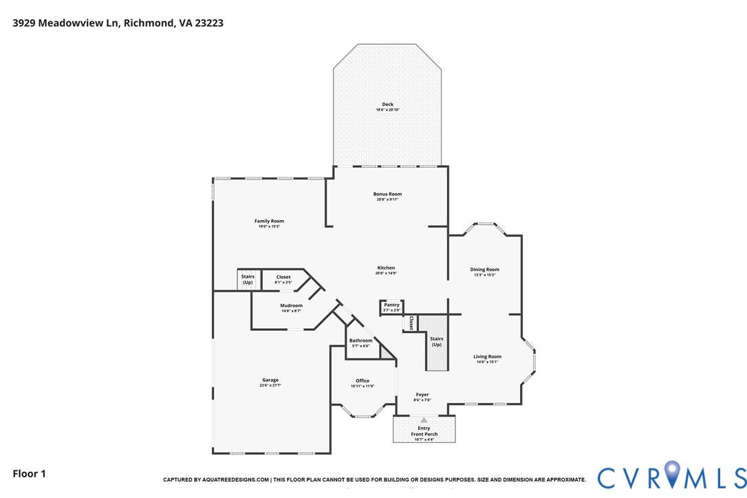 3929 Meadowview Lane, Richmond, VA 23223 Floor plan
