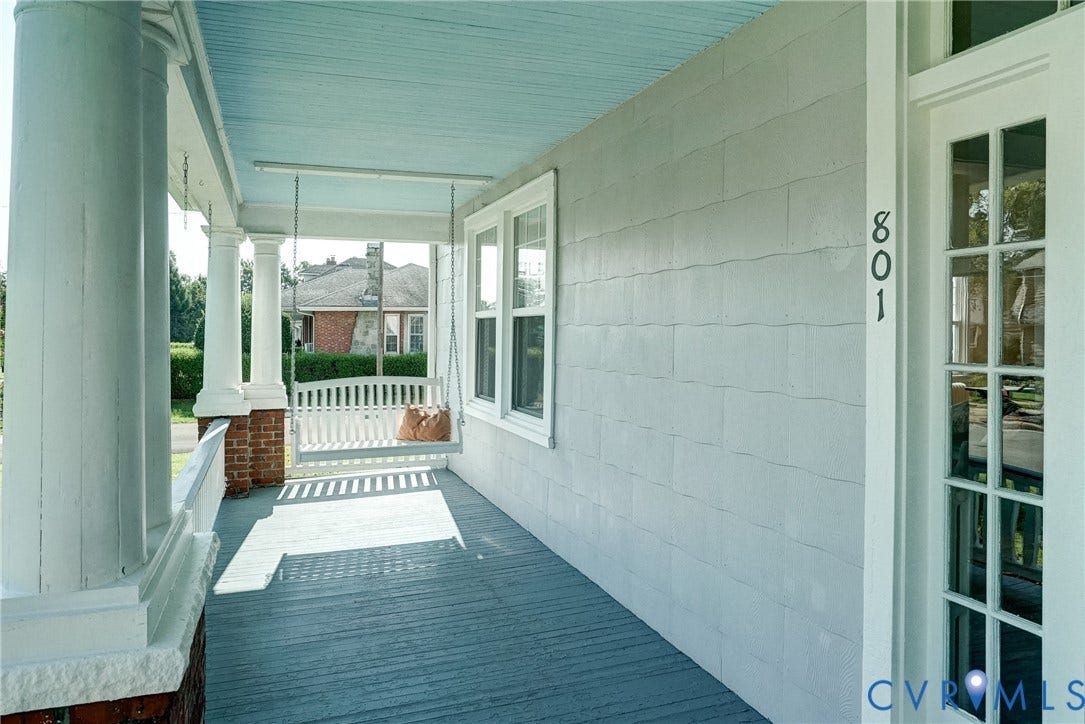 801 Edge Hill Road, Battery Court, Richmond, VA 23222 Great full front porch